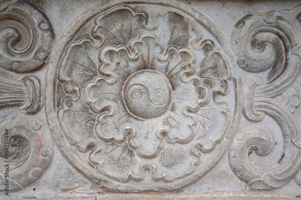Obraz premium Xumizuo Platform of Wisdom-Sea Temple in Wanshoushan Temple of Summer Palace, Beijing.