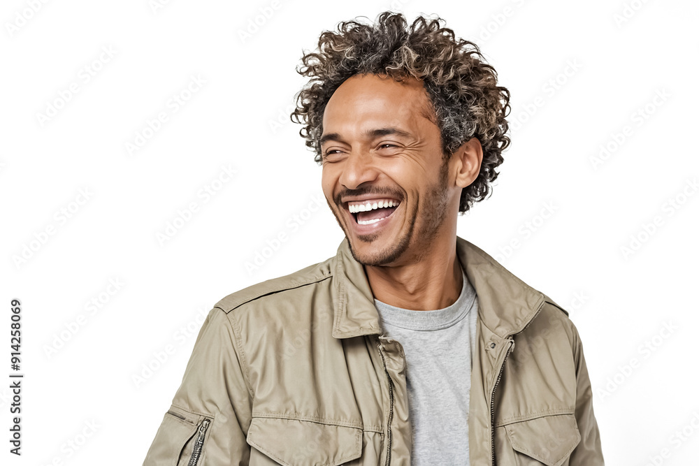 Fototapeta premium Happy man laughing