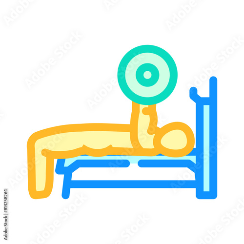 walking lunges fitness exercise leg color icon vector. walking lunges fitness exercise leg sign. isolated symbol illustration