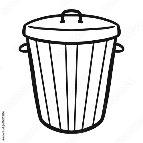 trash can bin