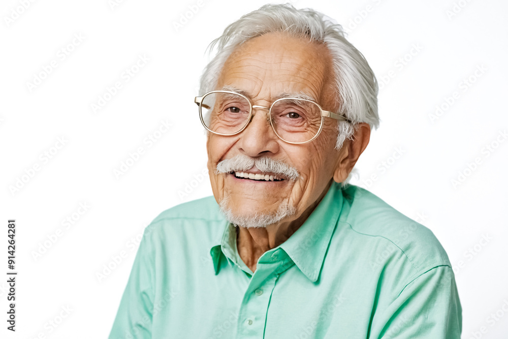 Portrait of a smiling senior man with glasses Portrait of a smiling senior man with glasses
