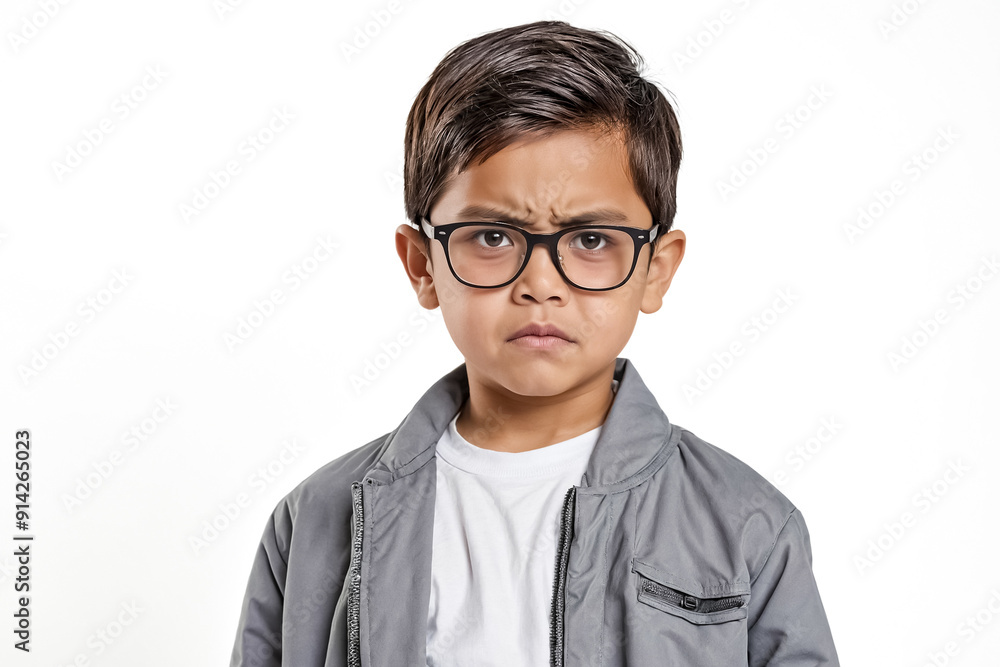 Boy with Serious Expression Boy with Serious Expression