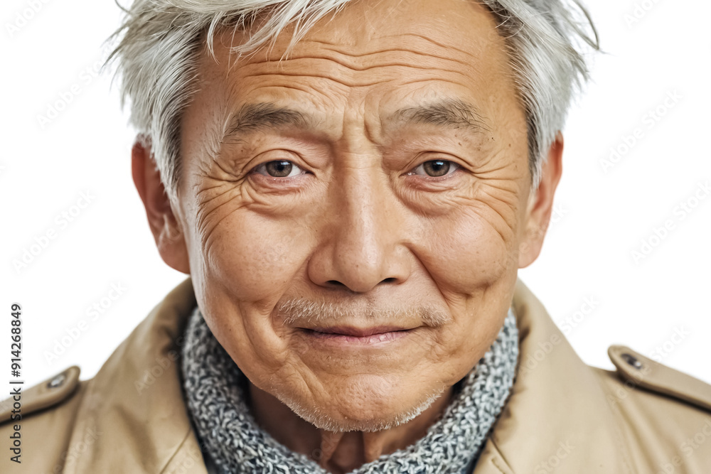 Portrait of a Smiling Senior Man Portrait of a Smiling Senior Man