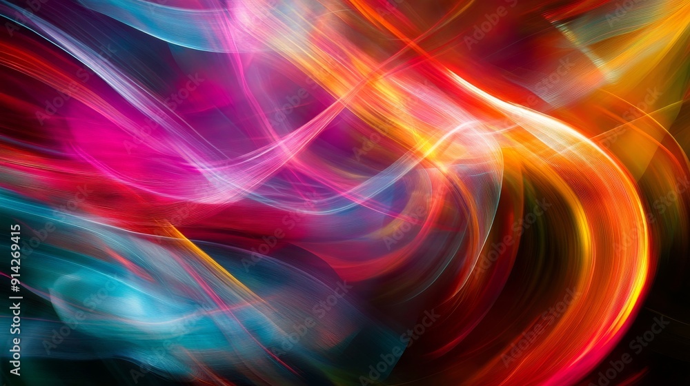 Abstract Flow of Color: A mesmerizing abstract photo featuring vibrant, flowing lines of color, creating a captivating visual symphony. The interplay of light and color evokes a sense of energy. Abstract Flow of Color: A mesmerizing abstract photo featuring vibrant, flowing lines of color, creating a captivating visual symphony. The interplay of light and color evokes a sense of energy.