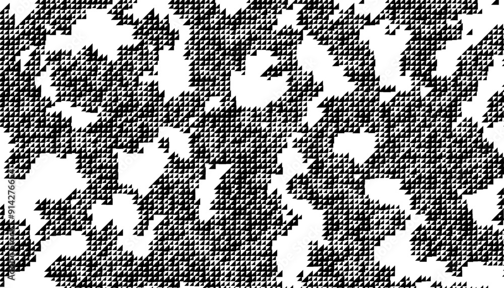 Monochrome abstract pattern. Black and white pixel effect pattern. Vector Format Illustration. Fully editable vector element Monochrome abstract pattern. Black and white pixel effect pattern. Vector Format Illustration. Fully editable vector element