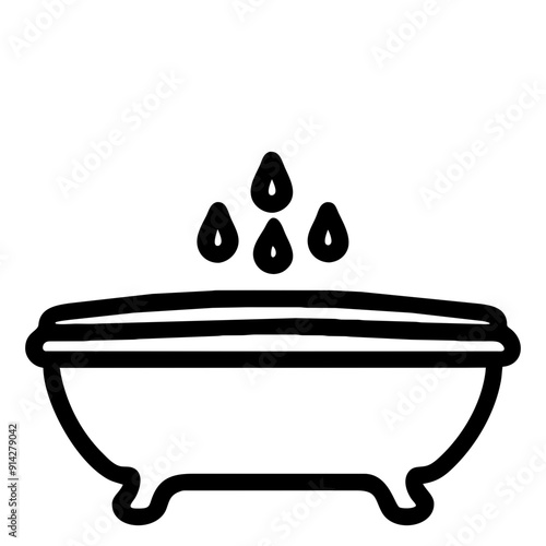 Elegant Bathtub for Relaxation and Luxurious Bathing Experience