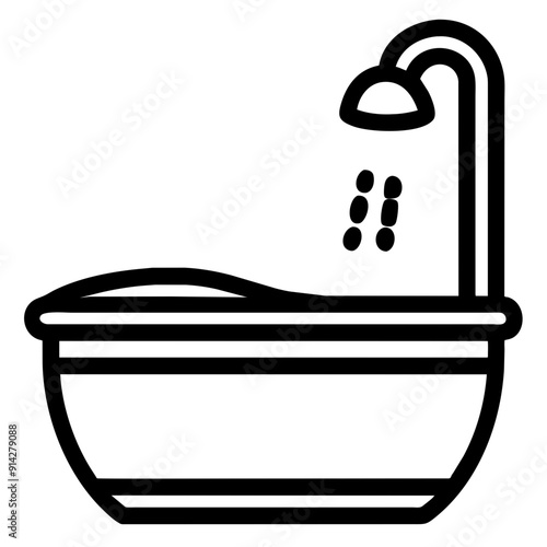Elegant Bathtub for Relaxation and Luxurious Bathing Experience
