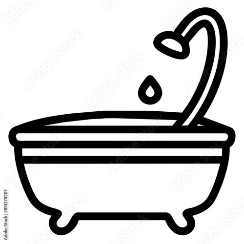 Elegant Bathtub for Relaxation and Luxurious Bathing Experience