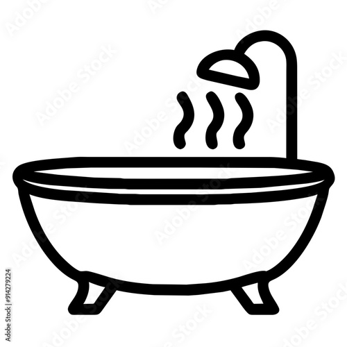 Elegant Bathtub for Relaxation and Luxurious Bathing Experience