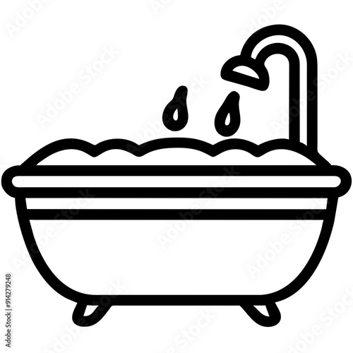 Elegant Bathtub for Relaxation and Luxurious Bathing Experience