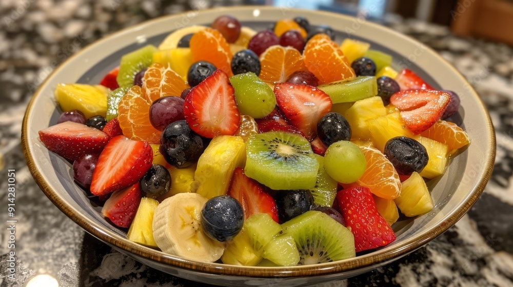Fruit Salad with Yogurt and Honey Fruit Salad with Yogurt and Honey