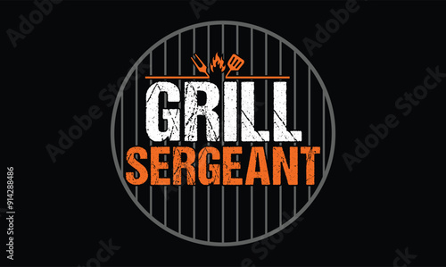 Grill sergeant t shirt design