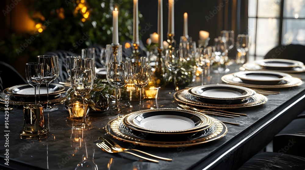 Served table, dinner, appetite, delicious. 3d graphic resources Served table, dinner, appetite, delicious. 3d graphic resources