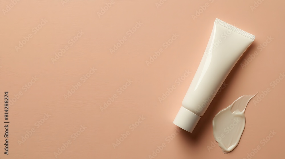 Detailed Pain Relief Cream: A zoomed-in shot of a tube of pain relief cream with some cream visible. Detailed Pain Relief Cream: A zoomed-in shot of a tube of pain relief cream with some cream visible.