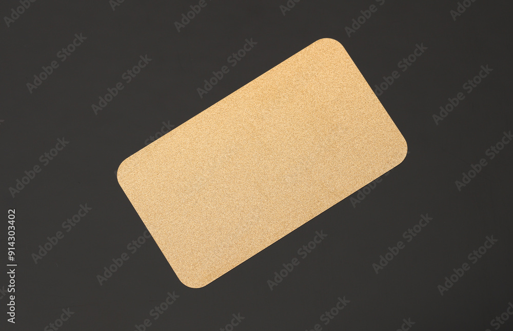 Gold bank card mockup on black background Gold bank card mockup on black background