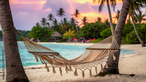 hammock on the beach