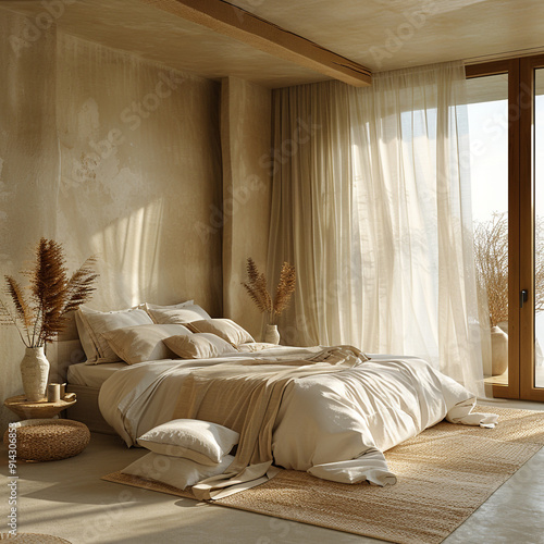 bedroom with bed