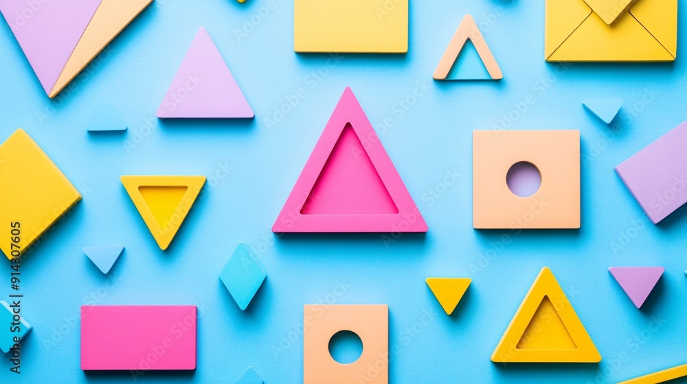 High detail pastel-colored minimal symbols and icons with clean lines and flat design aesthetic Stock Photo with copy space High detail pastel-colored minimal symbols and icons with clean lines and flat design aesthetic Stock Photo with copy space