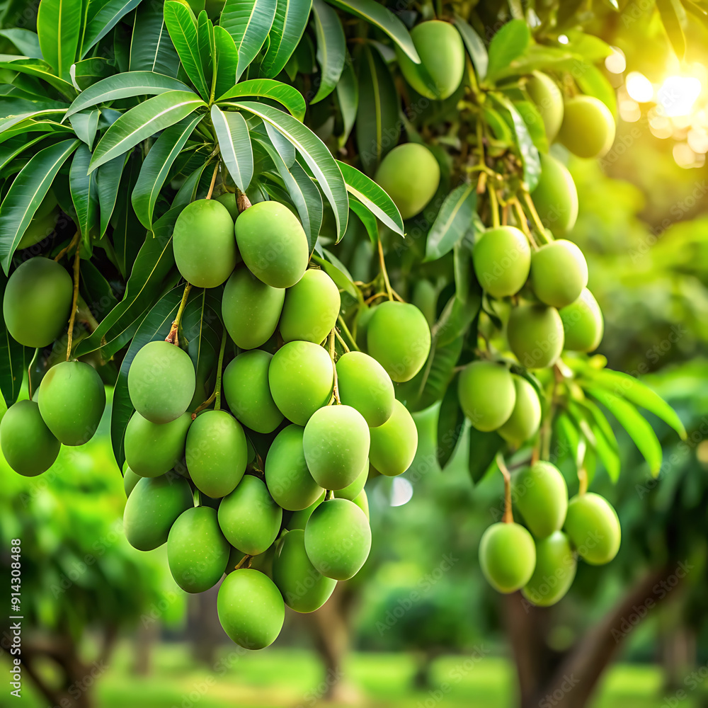 Fresh Green Mangoes Vector illustration isolated on white background
Fresh Green Mangoes Vector illustration isolated on white background