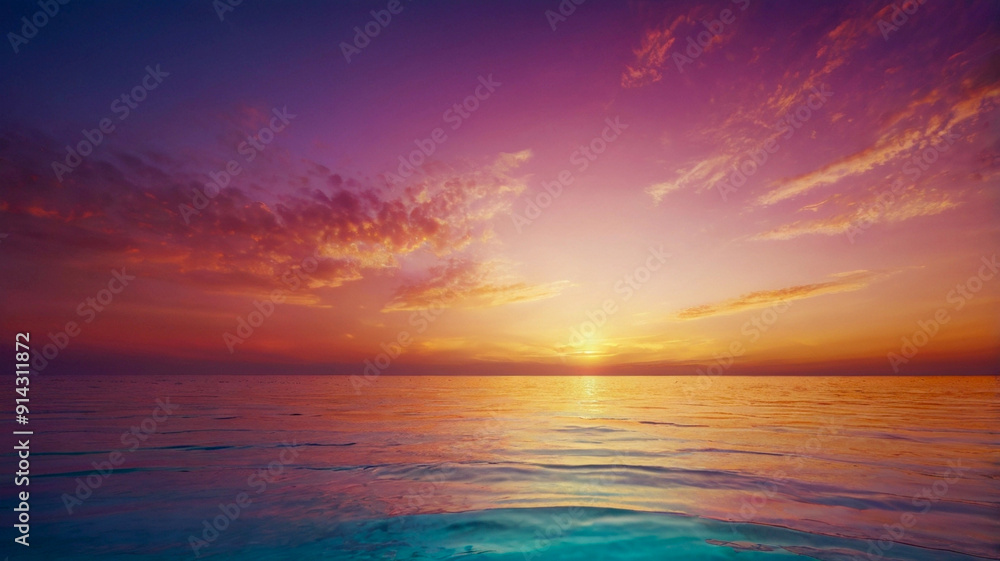sunset over the ocean sunset over the ocean