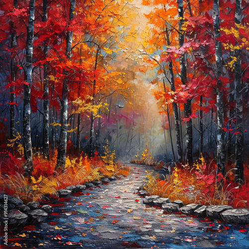 autumn in the forest
