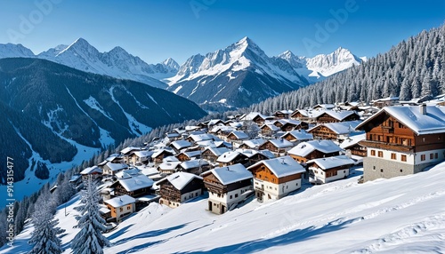 Winter in Alpine Serenity