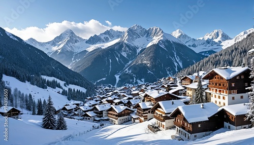Winter in Alpine Serenity
