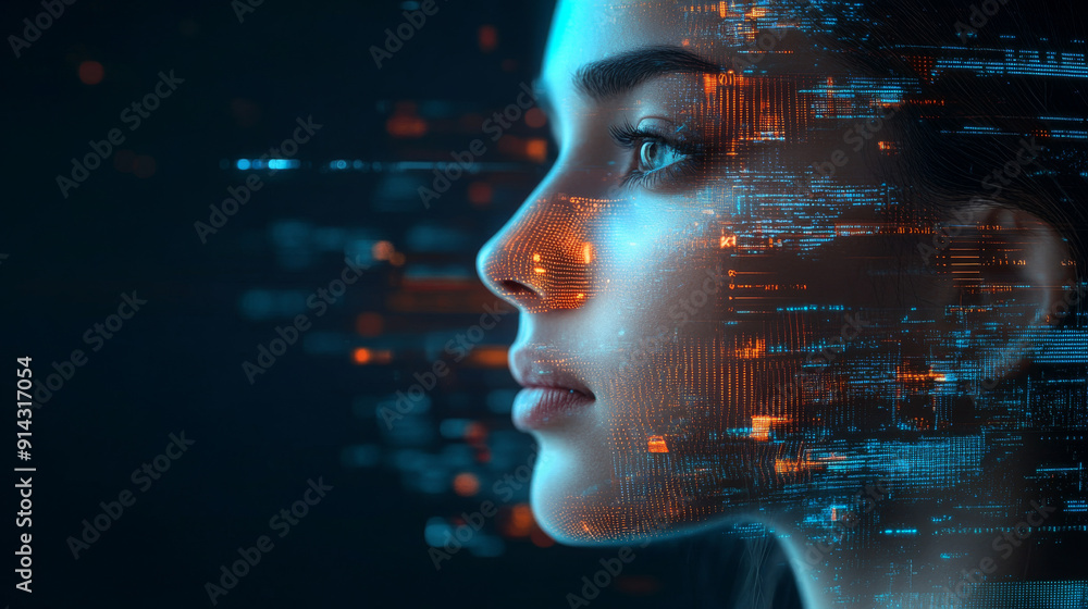 Scene is futuristic and technological Scene is futuristic and technological