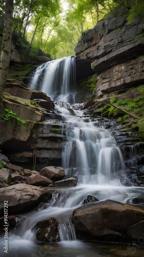 Waterfall in the forest