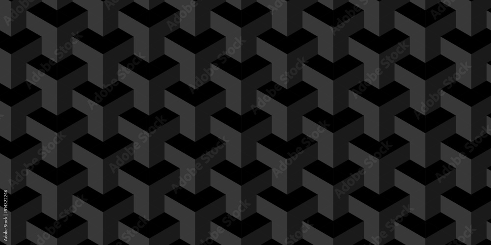 Vector of cube geometric pattern grid backdrop triangle background. Abstract cube geometric tile and mosaic wall or grid backdrop hexagon technology. black or gray geometric block cube structure.
Vector of cube geometric pattern grid backdrop triangle background. Abstract cube geometric tile and mosaic wall or grid backdrop hexagon technology. black or gray geometric block cube structure.