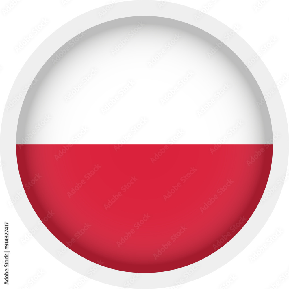 Flag of Poland Icon Flag of Poland Icon