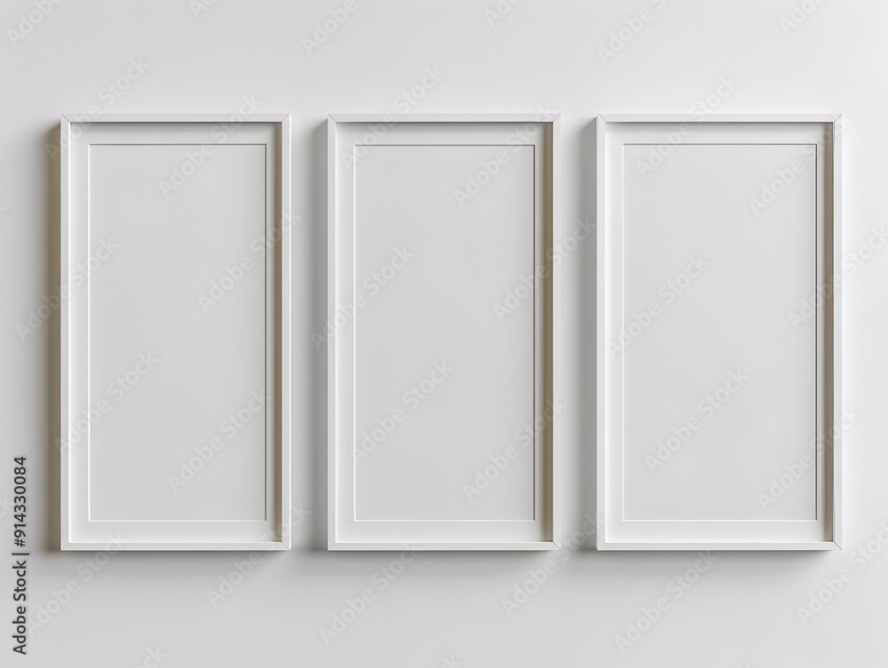 Minimalist White Frame with Clean Lines and Sleek Finish for Modern Interiors Minimalist White Frame with Clean Lines and Sleek Finish for Modern Interiors
