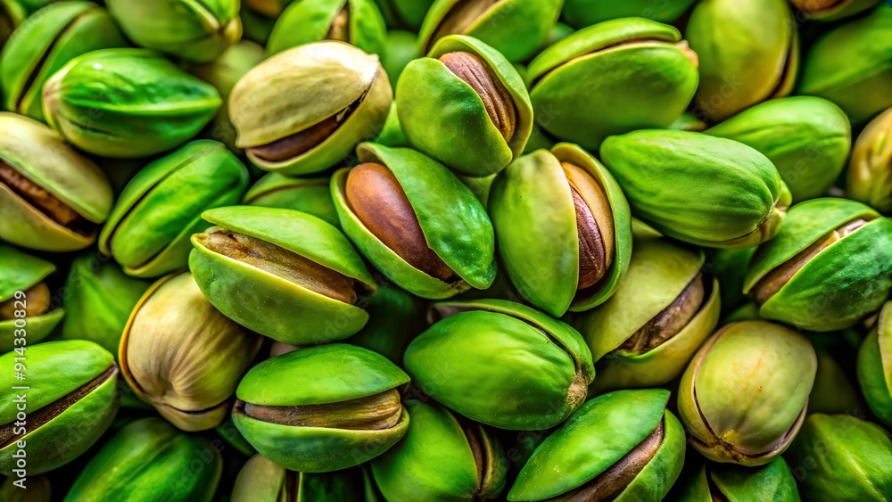 A Symphony of Green: A Close-Up View of Pistachios Generative AI A Symphony of Green: A Close-Up View of Pistachios Generative AI