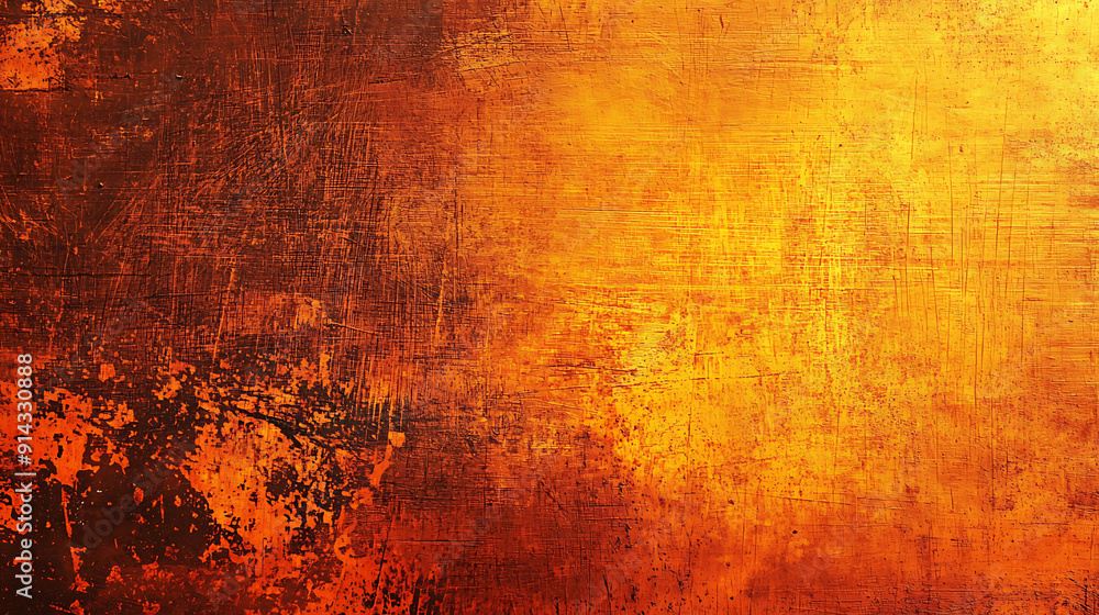 Rusty Metal Surface with Peeling orange Paint Rusty Metal Surface with Peeling orange Paint