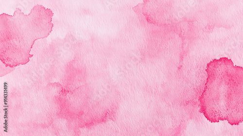 A soft pink watercolor background featuring a pronounced texture with subtle gradients and splotches photo