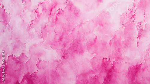 A soft pink watercolor background featuring a pronounced texture with subtle gradients and splotches photo