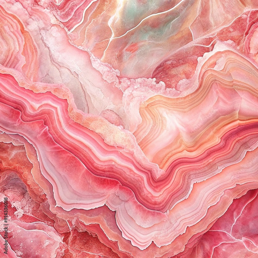 Pink Onyx Crystal Marble Texture with Icy Colors and a polished Quartz Stone Background, It Can Be Used For Interior-Exterior Home Decoration and Ceramic Tile Surfaces, Wallpaper Pink Onyx Crystal Marble Texture with Icy Colors and a polished Quartz Stone Background, It Can Be Used For Interior-Exterior Home Decoration and Ceramic Tile Surfaces, Wallpaper