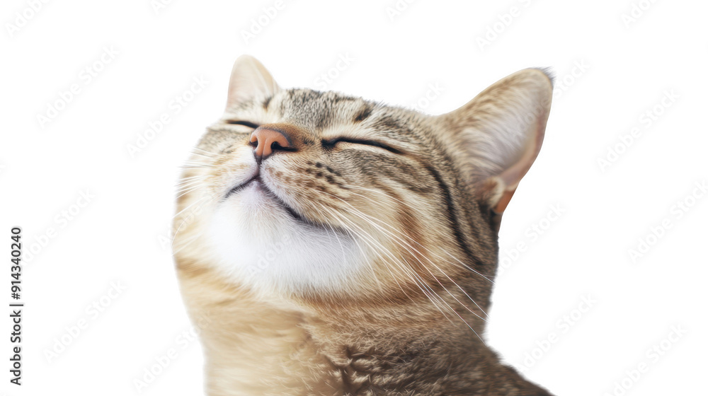 Cat Playful Feline Close-up Isolated on Transparent or white Background Cat Playful Feline Close-up Isolated on Transparent or white Background