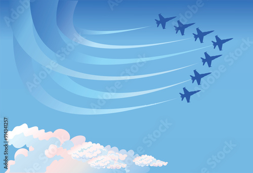 Eagle fighter jet plane taking off during exercise