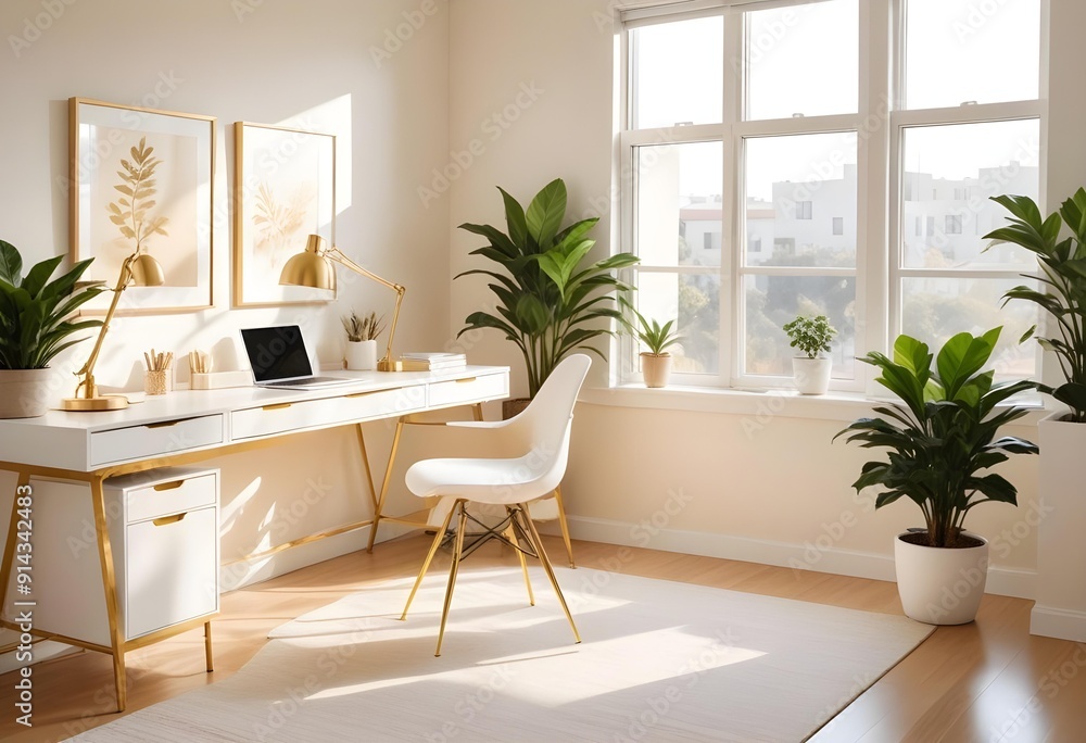 White and gold theme interior modern minimalism photo realism neww Style 3d Paints Doodle Illustration Deep View High Results 4k HD White and gold theme interior modern minimalism photo realism neww Style 3d Paints Doodle Illustration Deep View High Results 4k HD