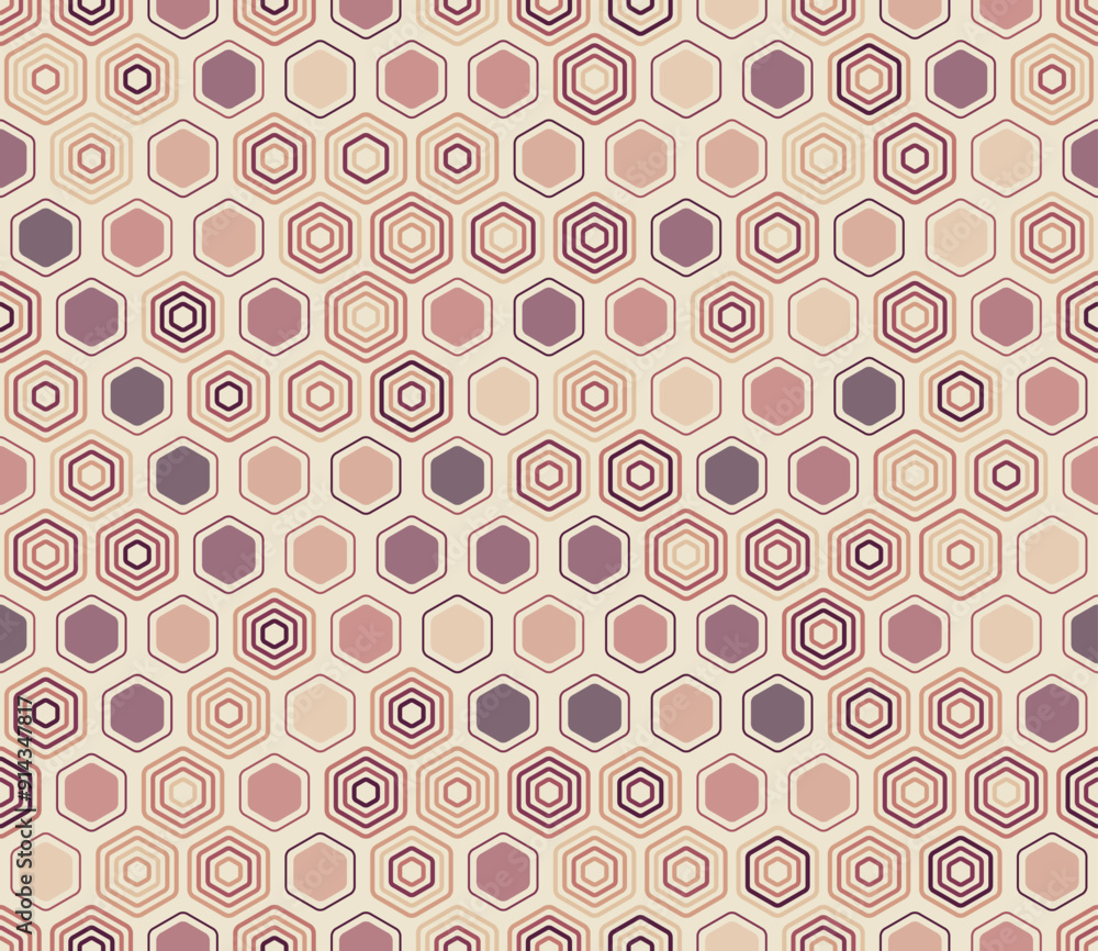 Tileable Hexagon Pattern. Geometric elements of varied style and color. Hexagon pattern. Tileable pattern. Seamless background. Classy vector illustration. Tileable Hexagon Pattern. Geometric elements of varied style and color. Hexagon pattern. Tileable pattern. Seamless background. Classy vector illustration.