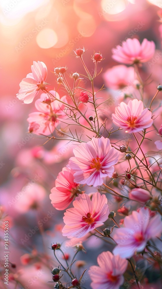Close-up view of a colorful flower garden Close-up view of a colorful flower garden