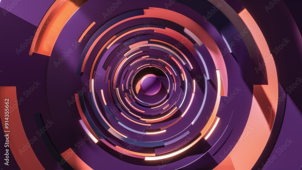 Fototapeta premium Abstract inner shadow background in royal hues