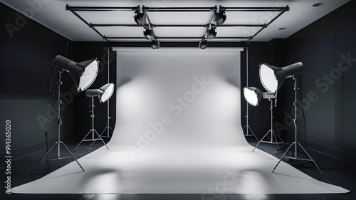 High-quality photography studio featuring professional equipment and setup for capturing stunning images in a creative space photo