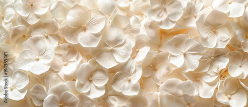 picture White flower group surface, beautiful pattern. Generative AI