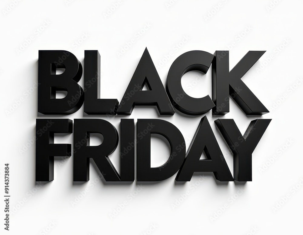 BLACK FRIDAY three dimensional text illustration. Sale event, marketing, advertising concept modern design. BLACK FRIDAY three dimensional text illustration. Sale event, marketing, advertising concept modern design.