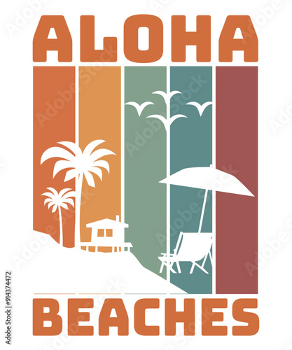 Aloha beaches Graphic