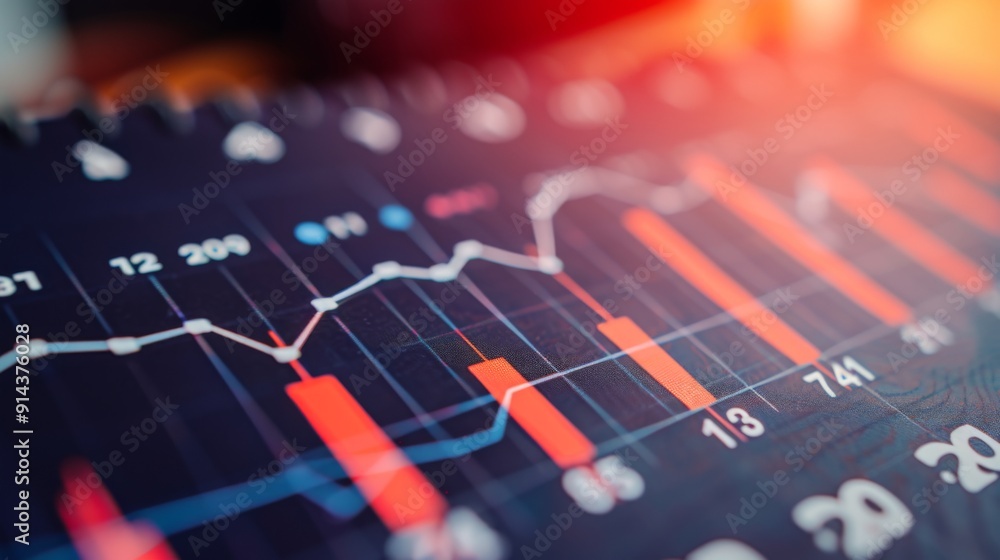Calendar page overlaid on a rising financial graph Calendar page overlaid on a rising financial graph
