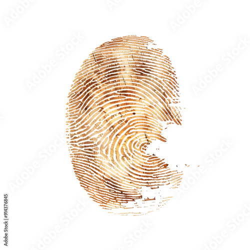 human fingerprint transparent background