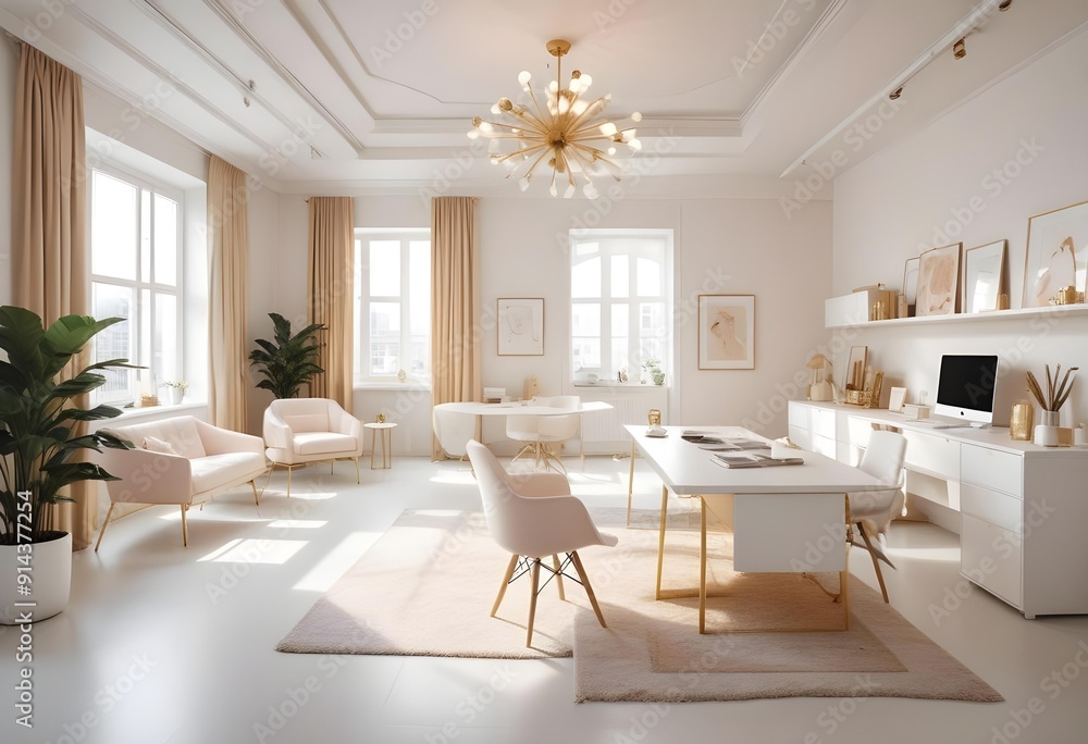 White and gold theme interior modern minimalism photo realism neww Style 3d Paints Doodle Illustration Deep View High Results 4k HD White and gold theme interior modern minimalism photo realism neww Style 3d Paints Doodle Illustration Deep View High Results 4k HD